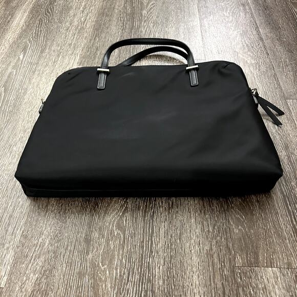 EUC Kate Spade New York Wilson Road Daveney Black Nylon Laptop Bag Briefcase - Picture 7 of 12